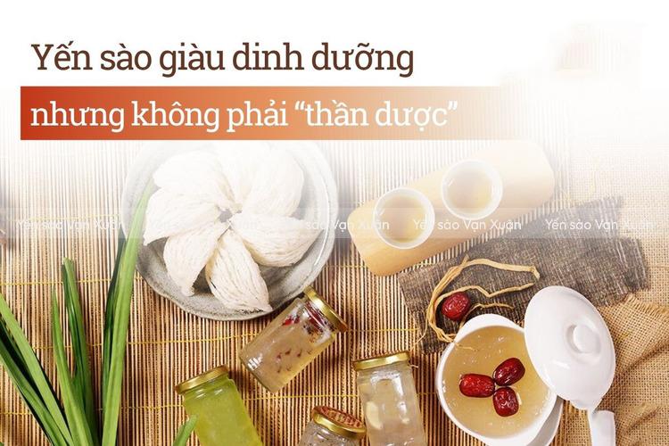Yến sào cho người già tốt vì giàu dưỡng chất nhưng không nên làm dụng