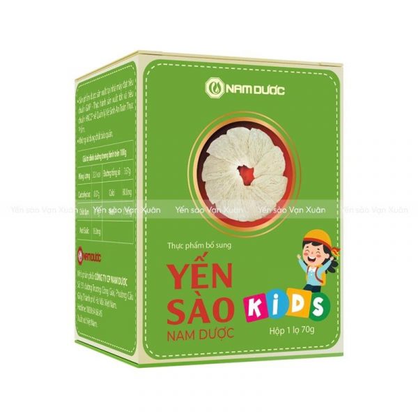 Yến sào Nam Dược Kids cho trẻ em