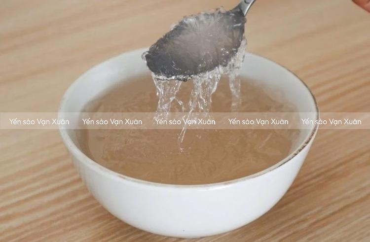 1 mẻ yến chưng với lượng nước phù hợp sẽ sánh