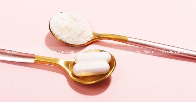 Không chỉ yến mà collagen cũng cần uống đúng thời điểm