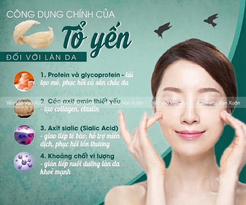 Tổ yến có tác dụng gì cho da? 7 lợi ích làm đẹp da ít người biết 9 to-yen-co-tac-dung-gi-cho-da-04