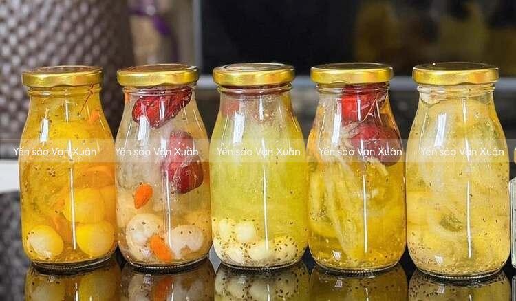 Yến chưng tươi đường phèn táo đỏ hũ 70ml 5 yen-chung-tuoi-nong-05