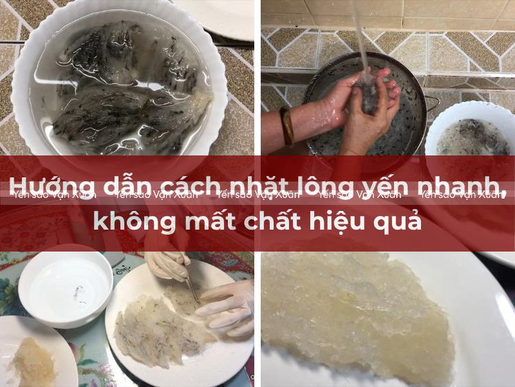 Hướng dẫn cách nhặt lông yến nhanh, không mất chất hiệu quả 10 cach-nhat-long-yen-khong-mat-chat-09