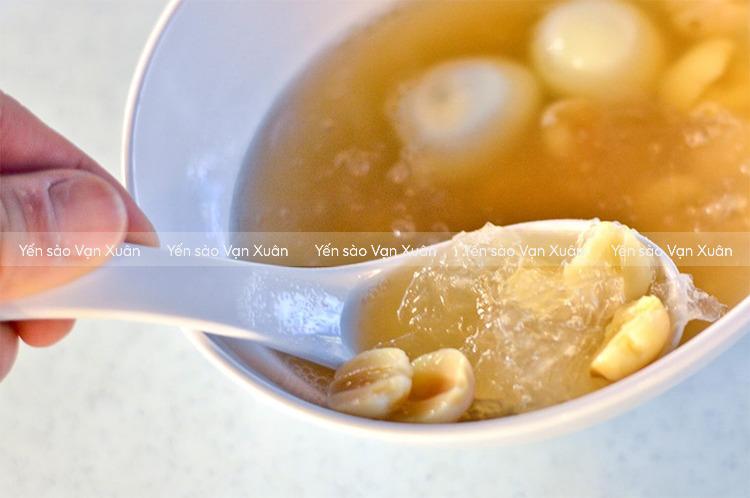Cách chưng yến cho bà bầu thơm ngon, giữ trọn dưỡng chất 14 Yến chưng hạt sen cho mẹ bầu ngủ ngon hơn