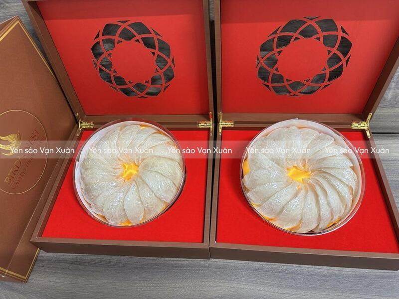 Hộp quà yến sào phù hợp biếu tặng cao cấp